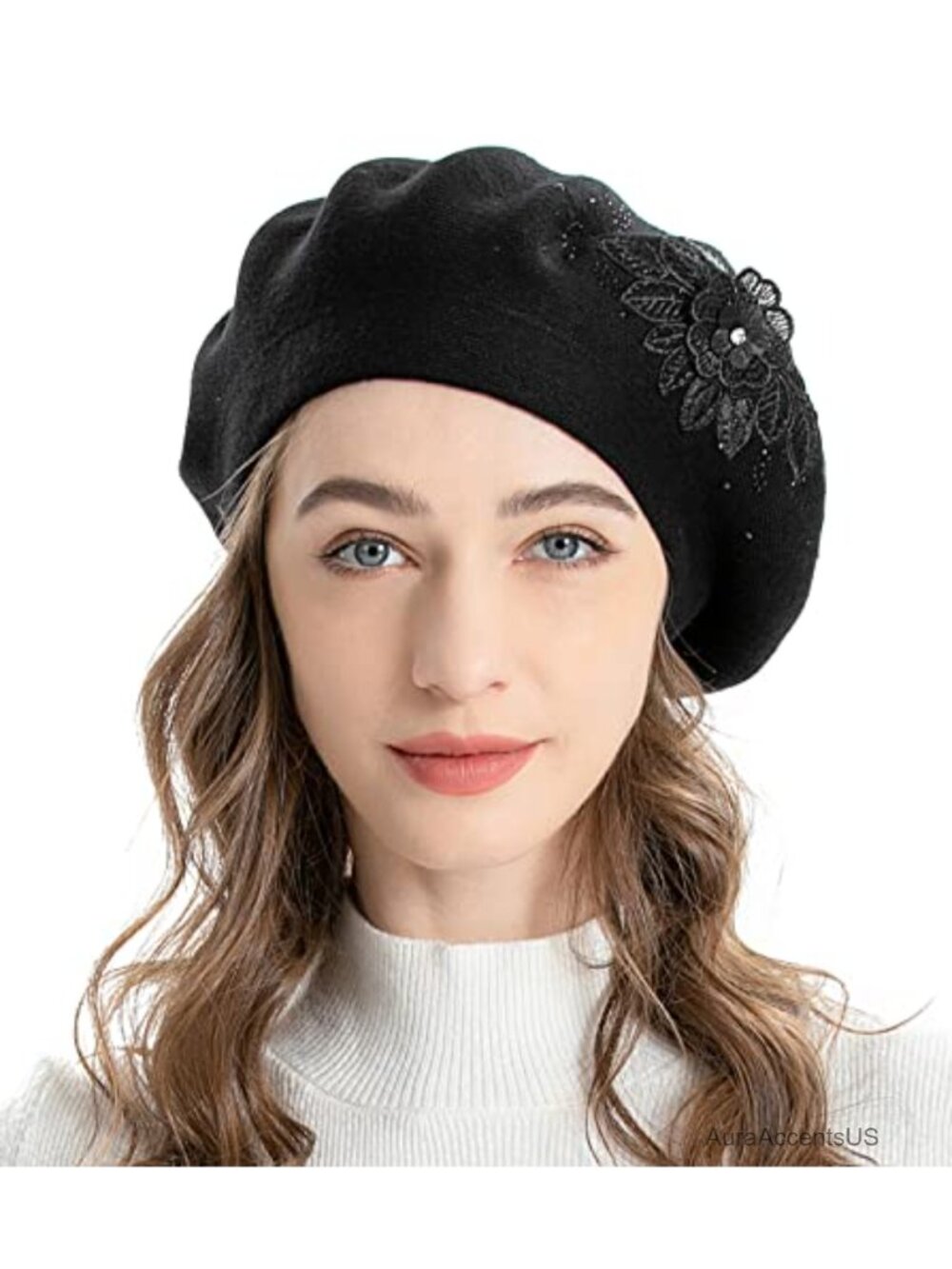 Reversible French Beret Hat Warm Double Knit Artist Cap